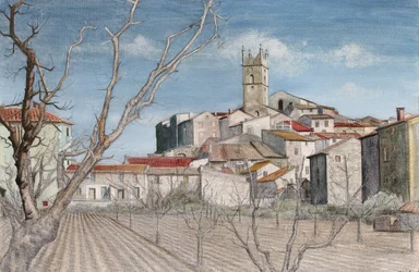 Early Spring, View Through an Orchard, c.1925